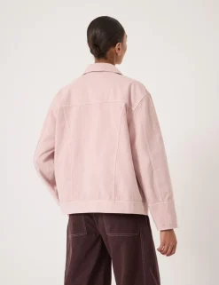 Pure Cotton Collared Utility Jacket
