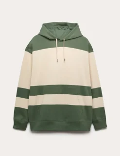 Pure Cotton Colour Block Hoodie