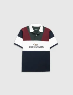 Pure Cotton Colour Block Polo Shirt