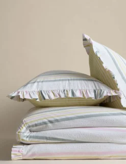 Pure Cotton Contrast Stripe Bedding Set