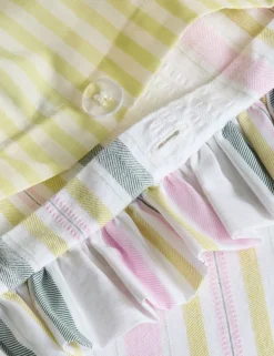 Pure Cotton Contrast Stripe Bedding Set