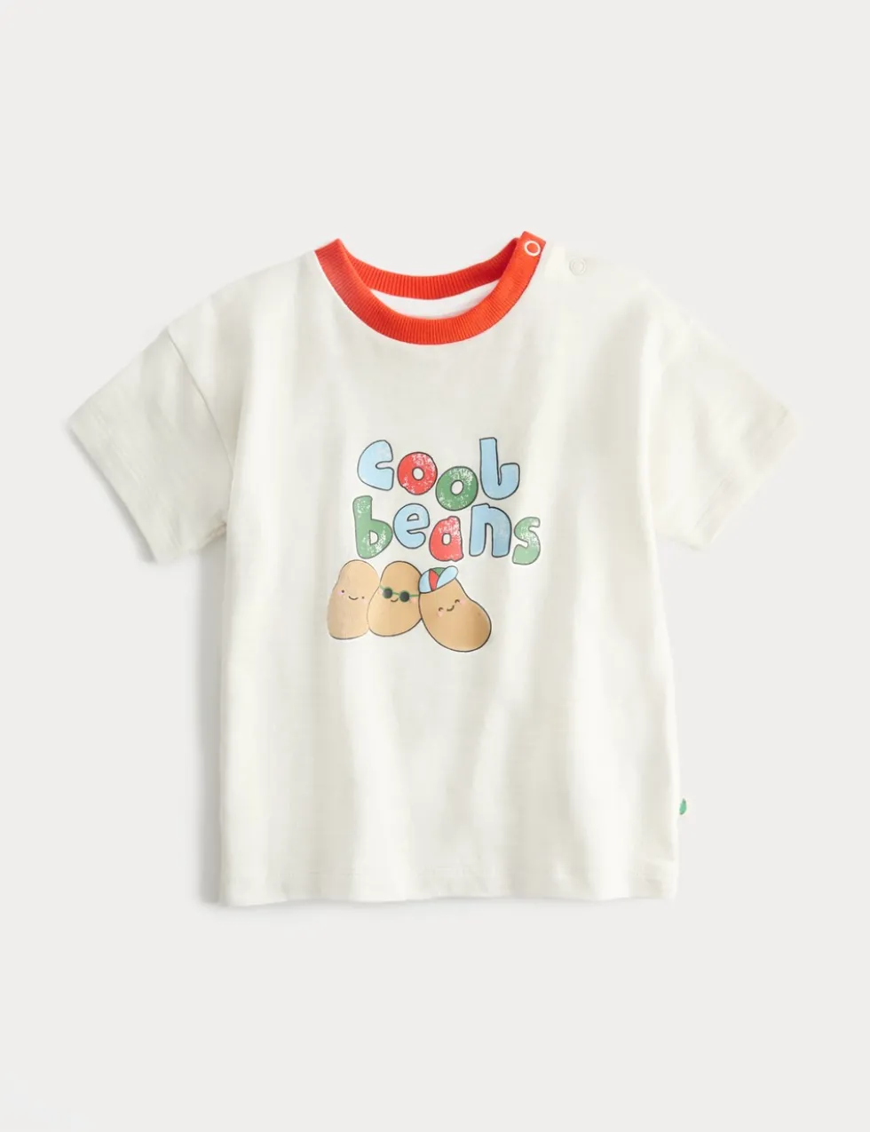 Pure Cotton Cool Beans Graphic T-Shirt (0-3 Yrs)
