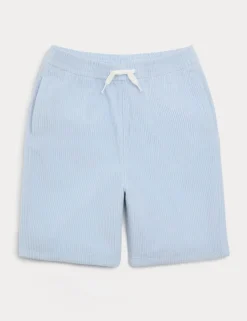 Pure Cotton Corduroy Shorts (6-16 Yrs)