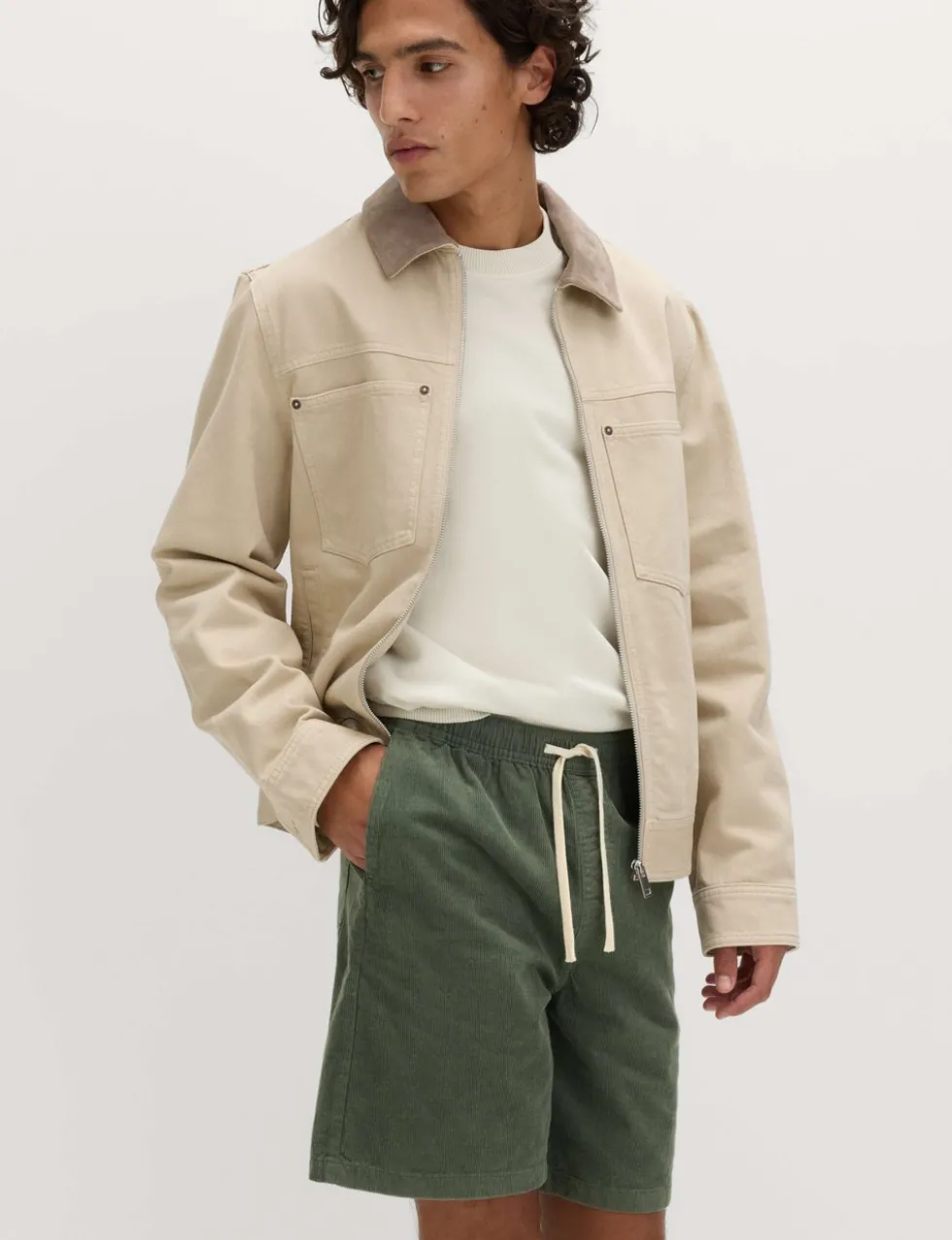 Pure Cotton Corduroy Shorts