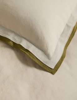 Pure Cotton Crepe Contrast Bedding Set