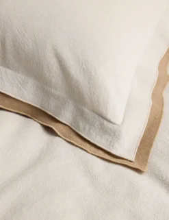 Pure Cotton Crepe Contrast Bedding Set
