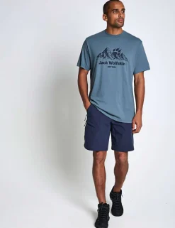 Pure Cotton Crew Neck Graphic T-Shirt