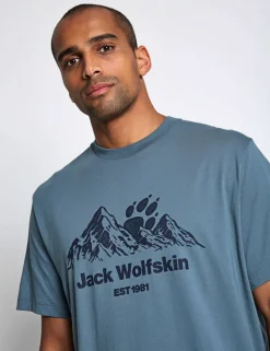 Pure Cotton Crew Neck Graphic T-Shirt
