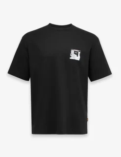 Pure Cotton Crew Neck Graphic T-Shirt
