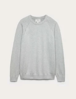 Pure Cotton Crew Neck Jumper