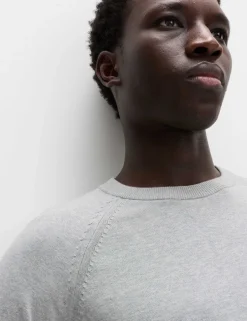 Pure Cotton Crew Neck Jumper