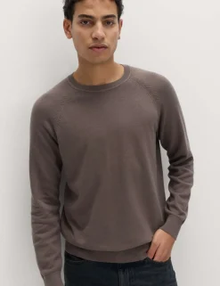 Pure Cotton Crew Neck Jumper