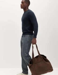 Pure Cotton Crew Neck Jumper