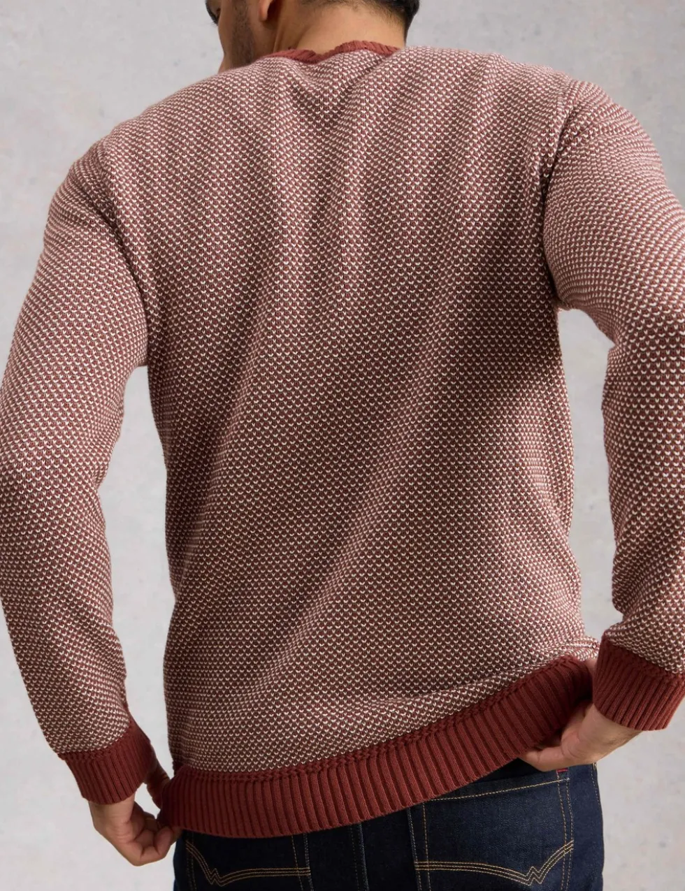Pure Cotton Crew Neck Jumper