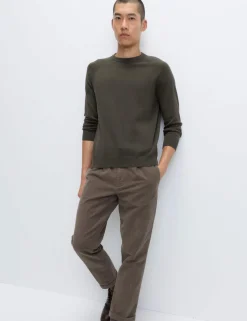 Pure Cotton Crew Neck Jumper