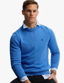 Pure Cotton Crew Neck Jumper