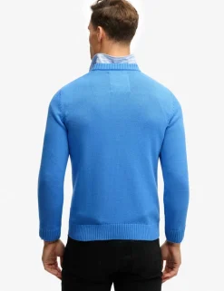 Pure Cotton Crew Neck Jumper