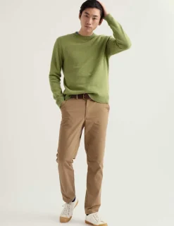 Pure Cotton Crew Neck Jumper