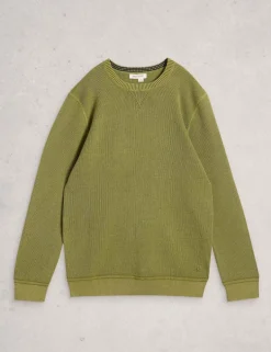 Pure Cotton Crew Neck Jumper