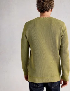 Pure Cotton Crew Neck Jumper