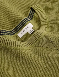 Pure Cotton Crew Neck Jumper