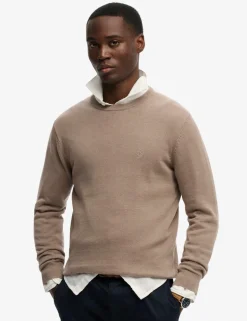 Pure Cotton Crew Neck Jumper