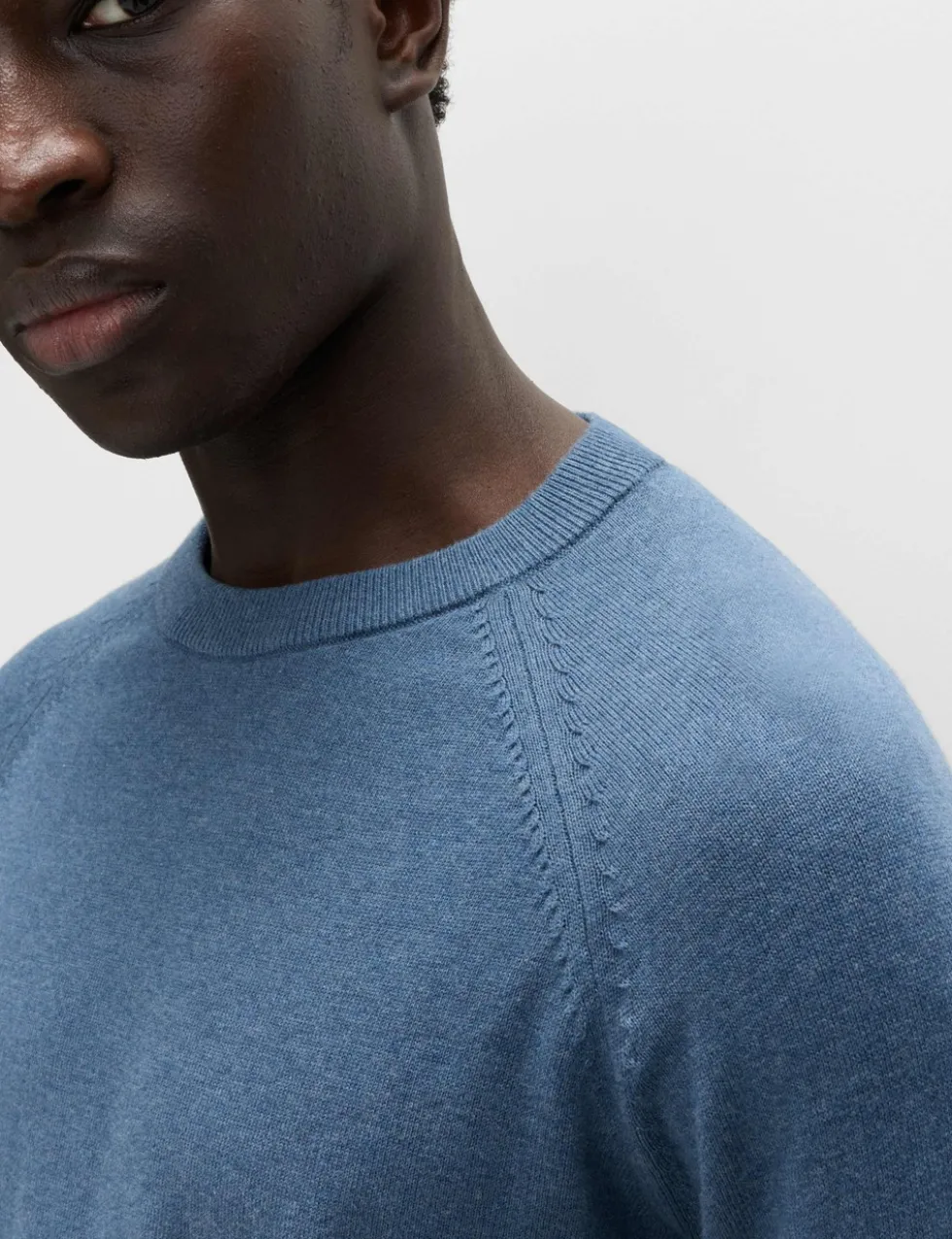Pure Cotton Crew Neck Jumper