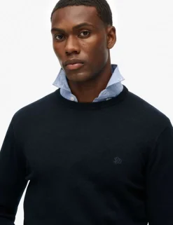 Pure Cotton Crew Neck Jumper