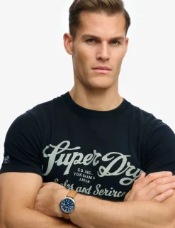 Pure Cotton Crew Neck Logo Graphic T-Shirt