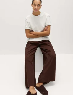 Pure Cotton Crew Neck Oversized T-Shirt