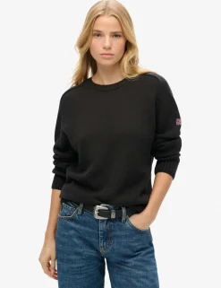 Pure Cotton Crew Neck Relaxed Jumper