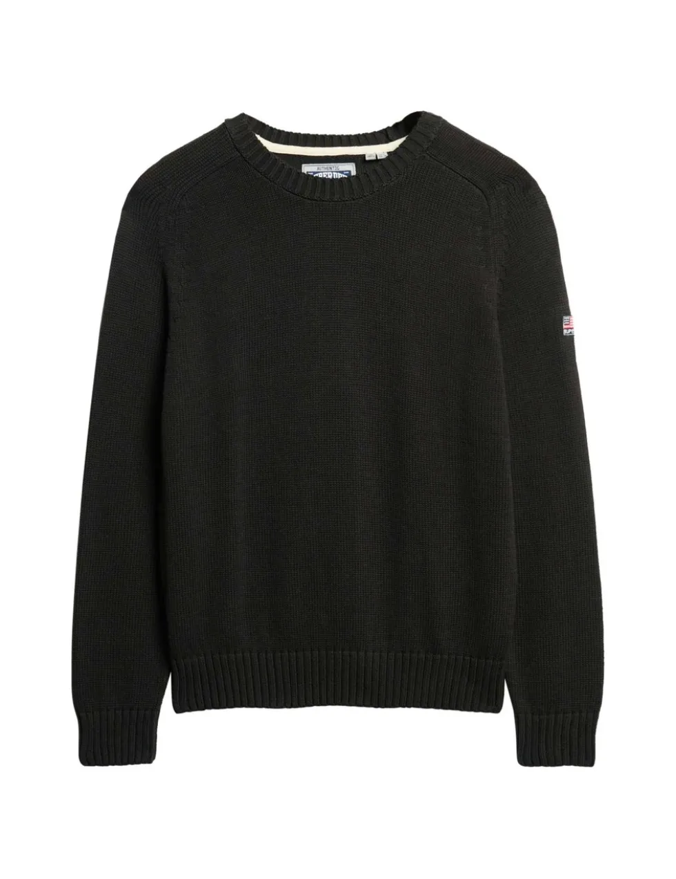 Pure Cotton Crew Neck Relaxed Jumper