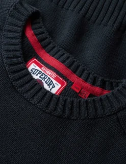 Pure Cotton Crew Neck Relaxed Jumper