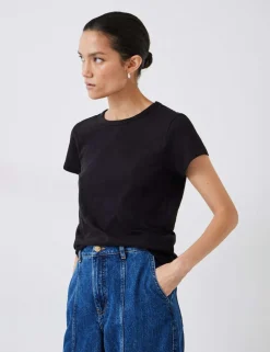 Pure Cotton Crew Neck Slim Fit T-Shirt