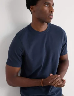 Pure Cotton Crew Neck T-Shirt