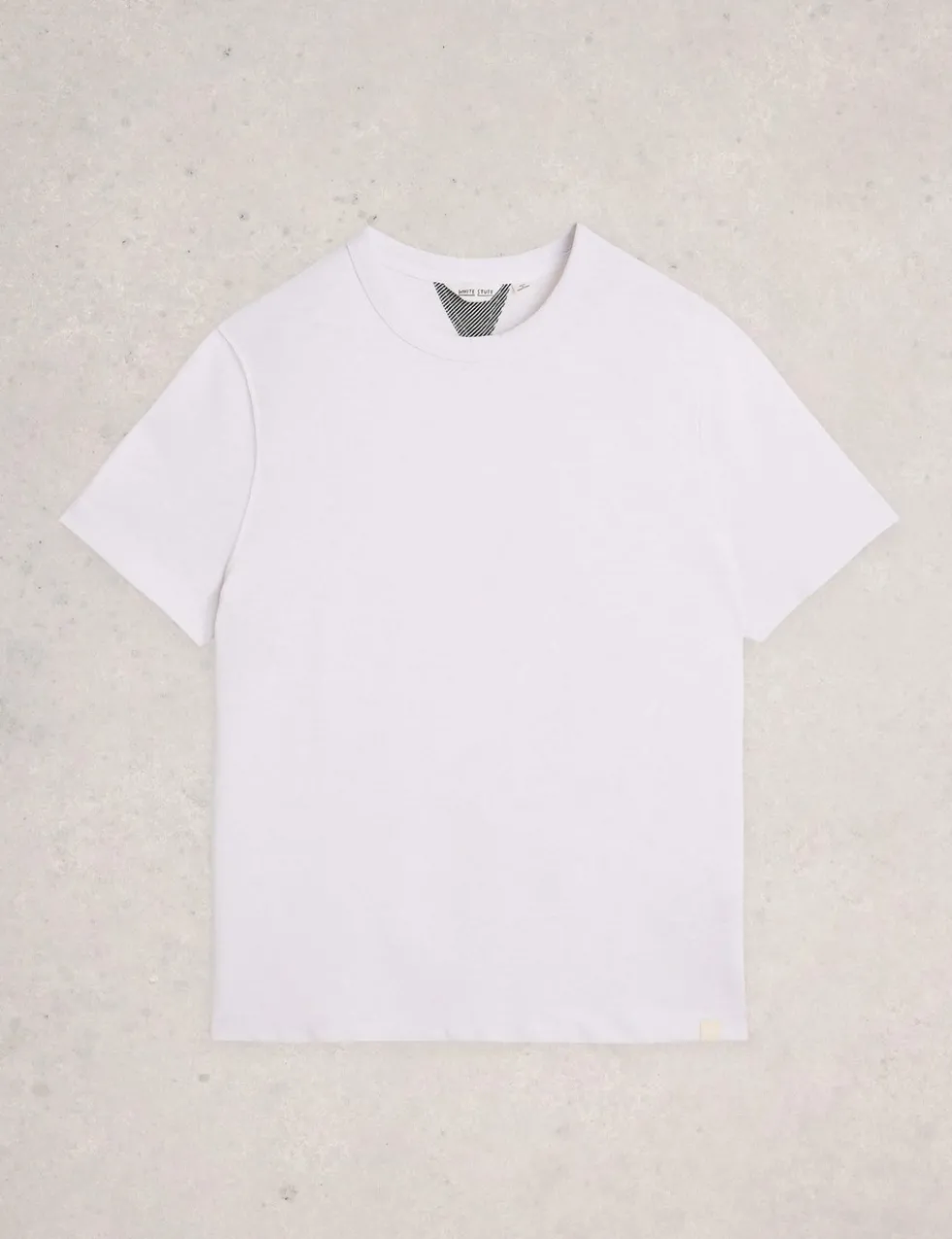 Pure Cotton Crew Neck T-Shirt