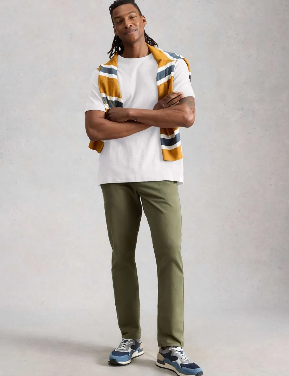 Pure Cotton Crew Neck T-Shirt