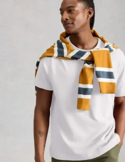 Pure Cotton Crew Neck T-Shirt