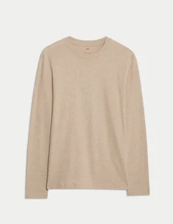 Pure Cotton Crew Neck T-Shirt