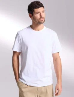 Pure Cotton Crew Neck T-Shirt