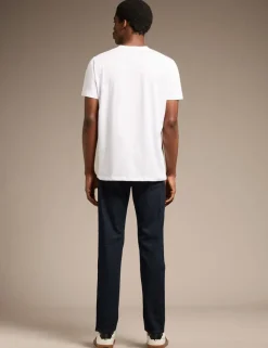Pure Cotton Crew Neck T-Shirt