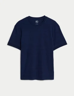 Pure Cotton Crew Neck T-Shirt
