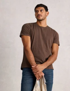 Pure Cotton Crew Neck T-Shirt