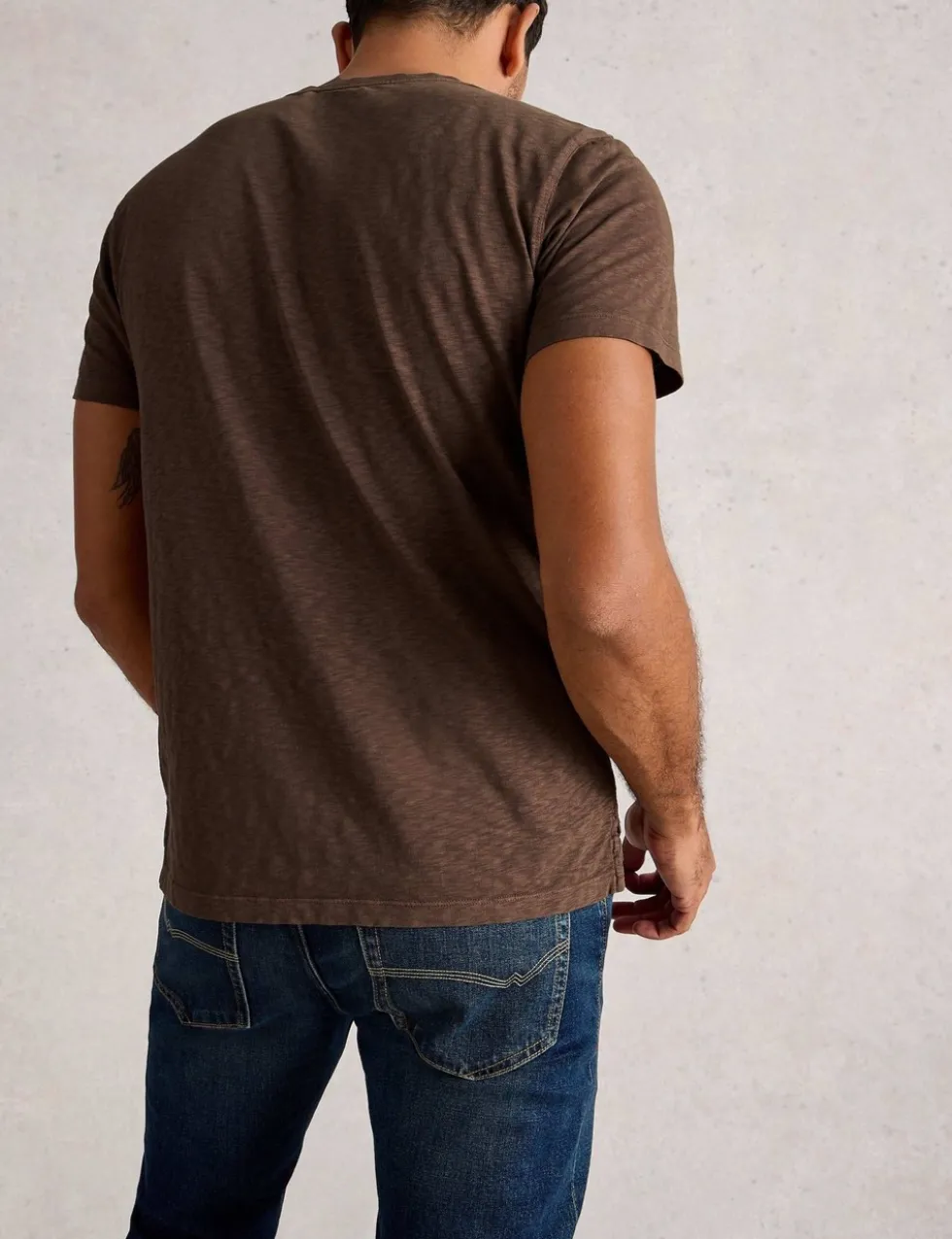 Pure Cotton Crew Neck T-Shirt