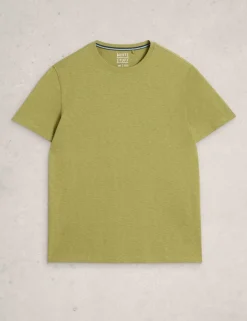 Pure Cotton Crew Neck T-Shirt