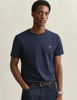 Pure Cotton Crew Neck T-Shirt