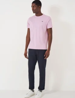 Pure Cotton Crew Neck T-Shirt