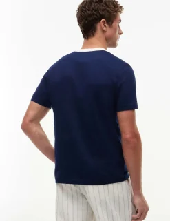 Pure Cotton Crew Neck T-Shirt