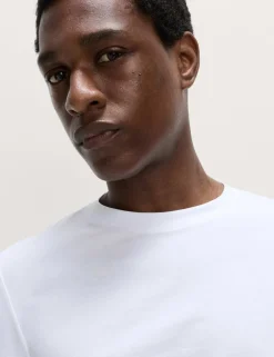 Pure Cotton Crew Neck T-Shirt