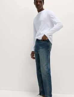 Pure Cotton Crew Neck T-Shirt